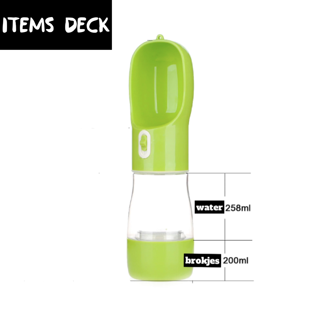 Voedselfles deluxe™ | Drink én voerfles voor honden