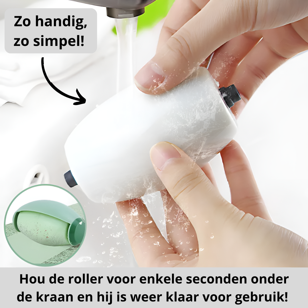 Pluis roller™ - Herbruikbare roller voor een snelle reiniging