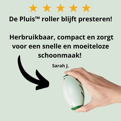 Pluis roller™ - Herbruikbare roller voor een snelle reiniging