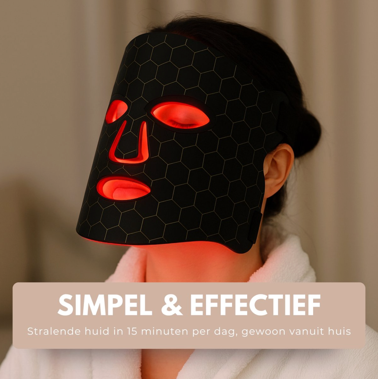 LED Gezichtsmasker - verminder acne en rimpels