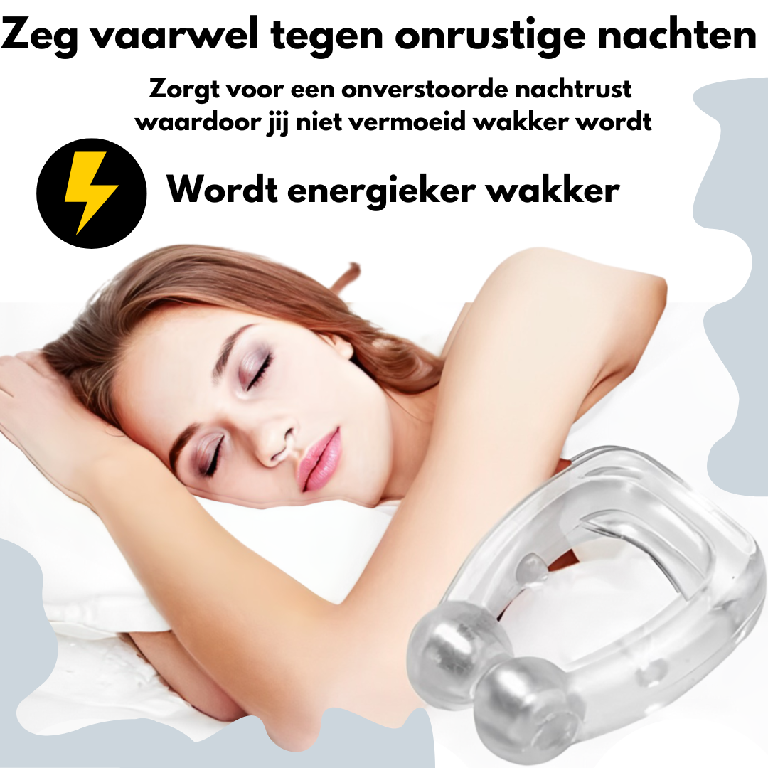 Snurk Stopper™ - anti-snurk neusclip voor een rustige nacht