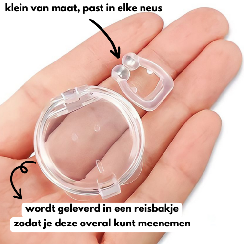Snurk Stopper™ - anti-snurk neusclip voor een rustige nacht