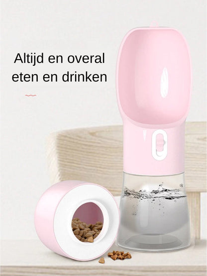 Voedselfles deluxe™ | Drink én voerfles voor honden