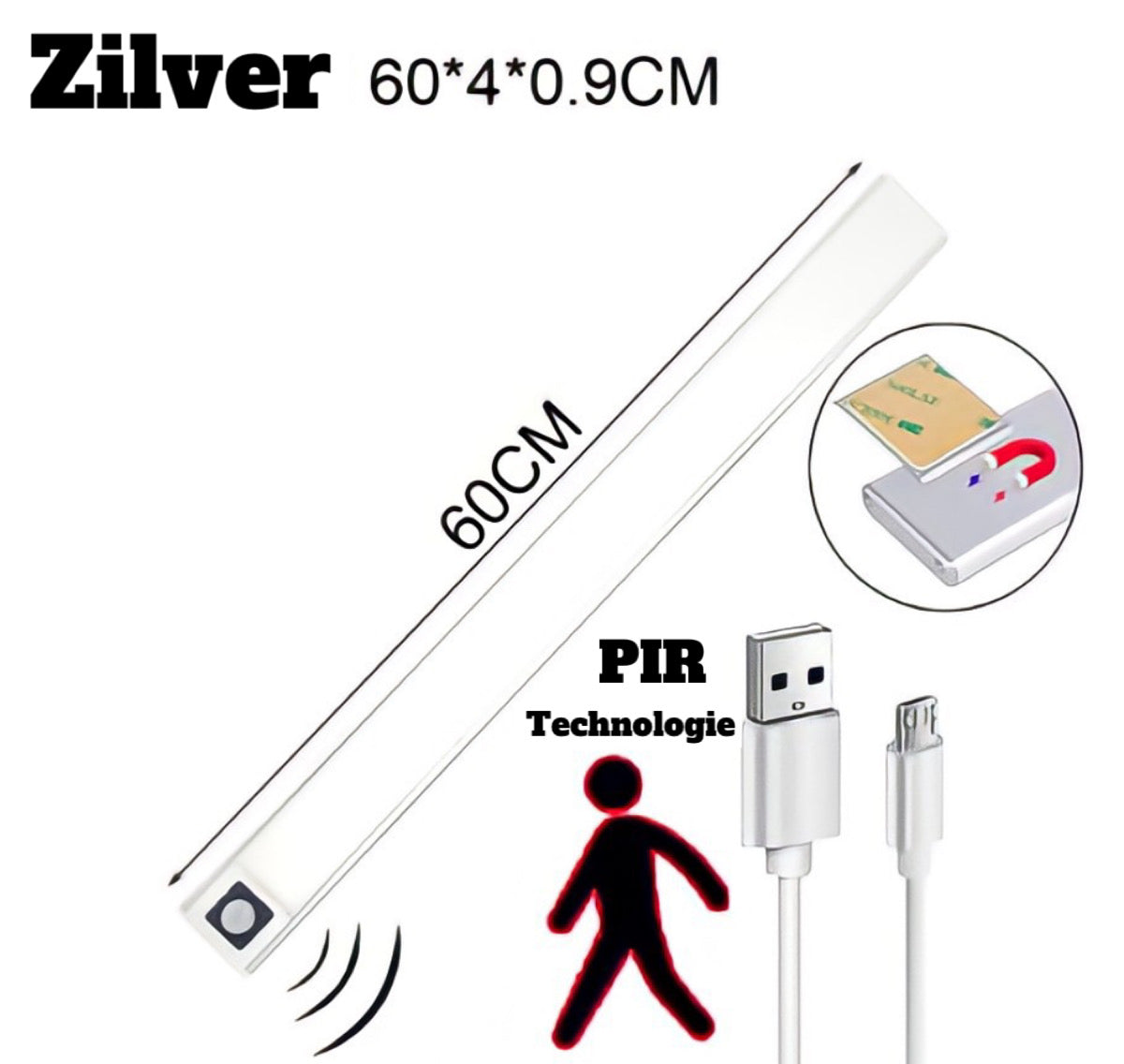 Smart LED light™ | Slimme Nachtlamp met Bewegingssensor