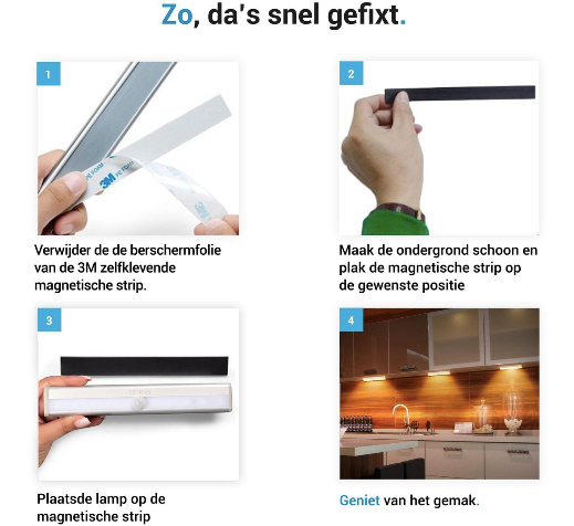 Smart LED light™ | Slimme Nachtlamp met Bewegingssensor