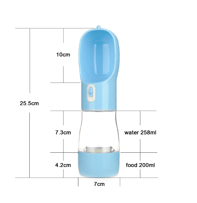 Voedselfles deluxe™ | Drink én voerfles voor honden