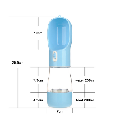 Voedselfles deluxe™ | Drink én voerfles voor honden