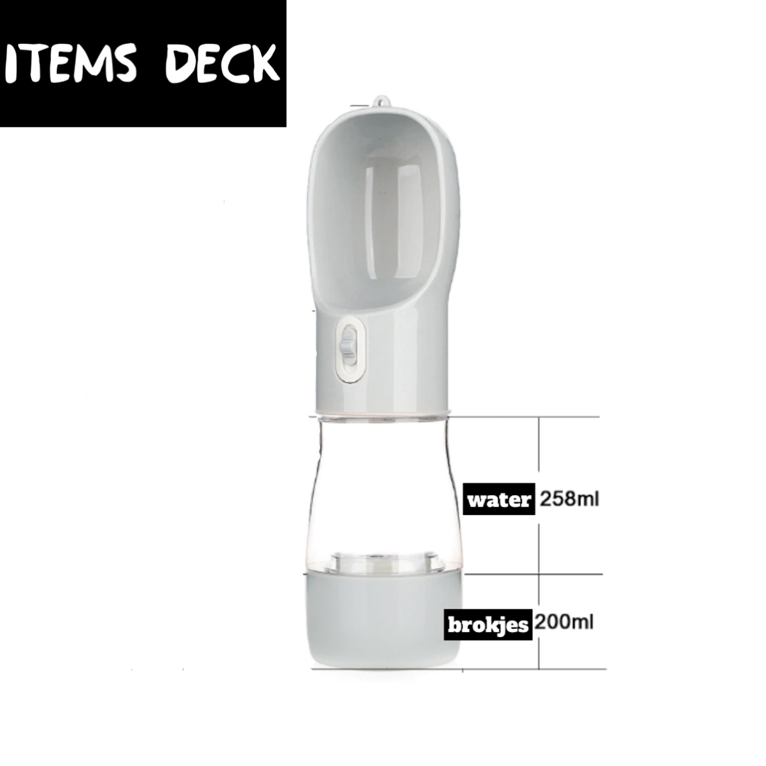 Voedselfles deluxe™ | Drink én voerfles voor honden