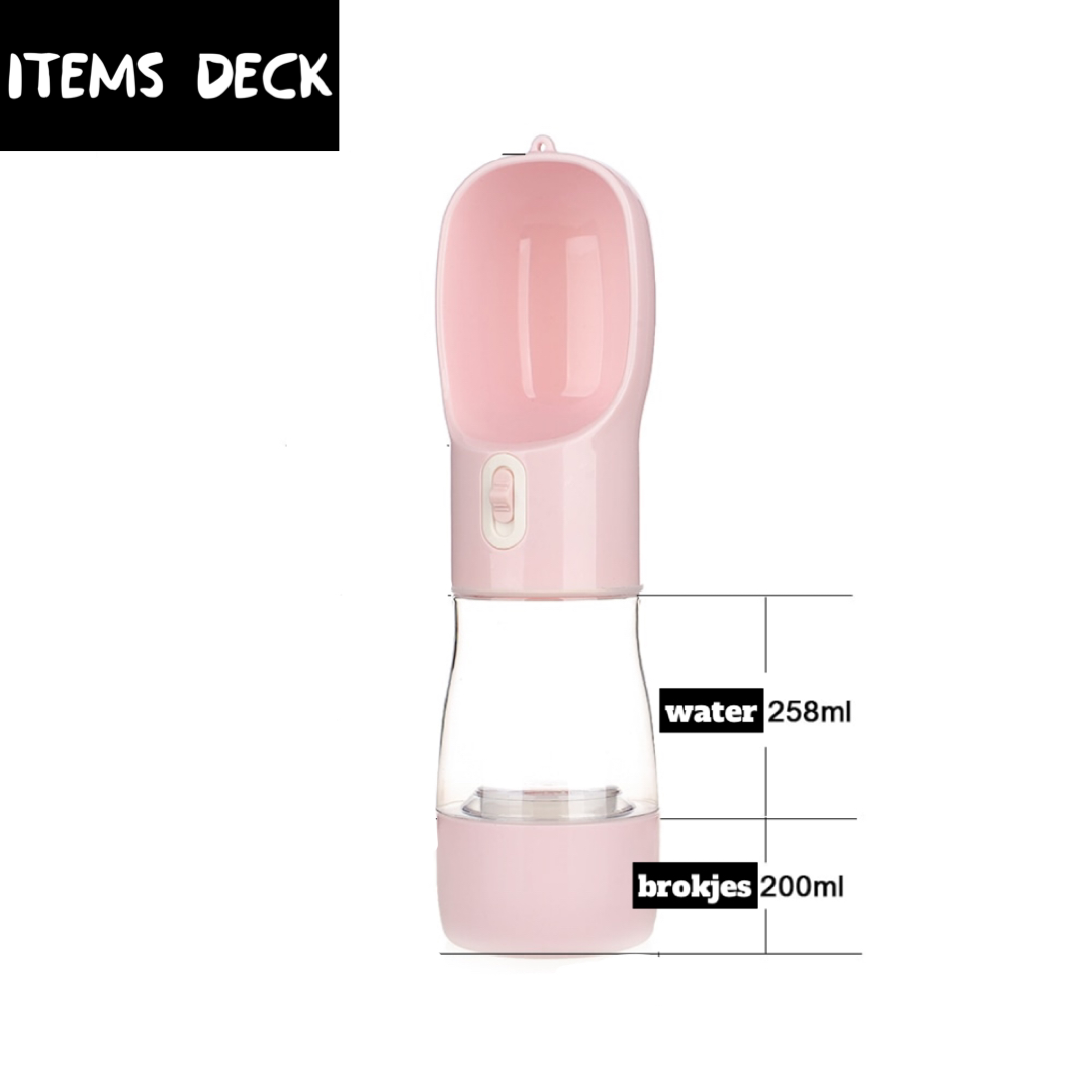 Voedselfles deluxe™ | Drink én voerfles voor honden