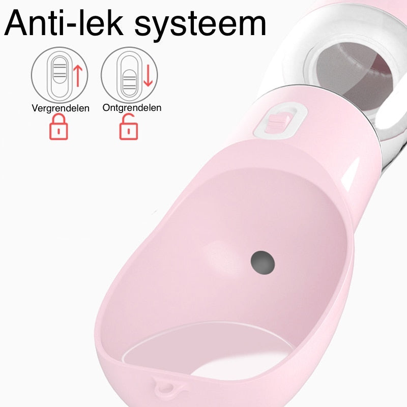 Voedselfles deluxe™ | Drink én voerfles voor honden